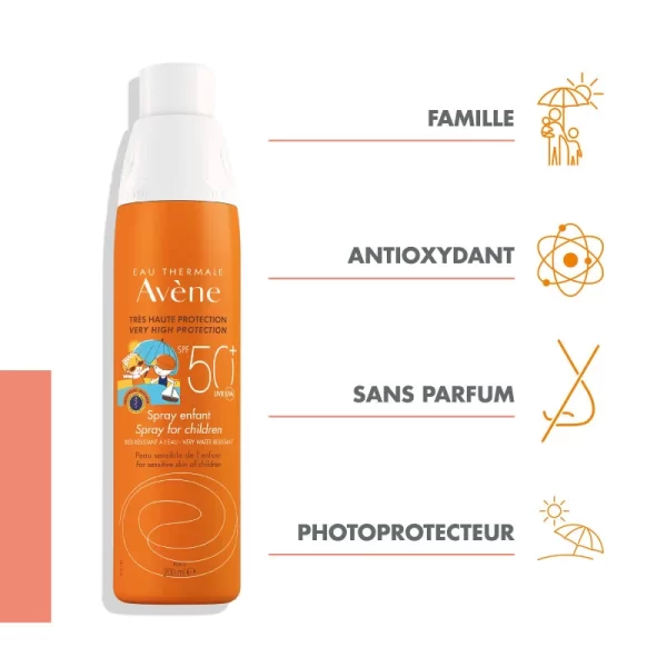 AVENE SOLAIRE SPRAY SPF 50+ ENFANT 200ML