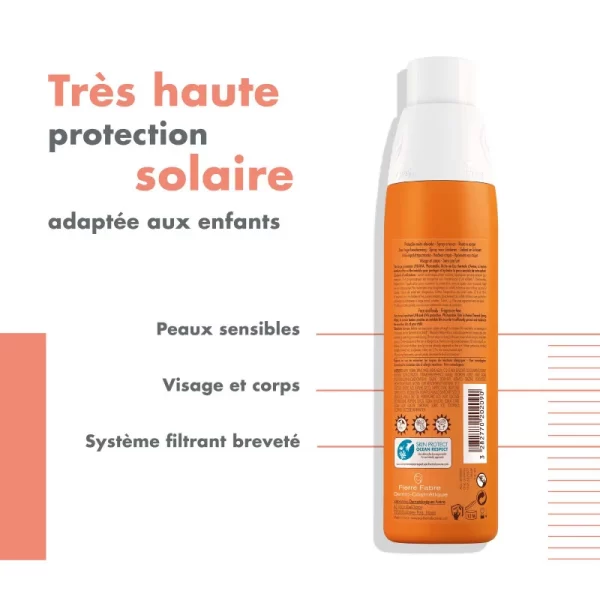 AVENE SOLAIRE SPRAY SPF 50+ ENFANT 200ML