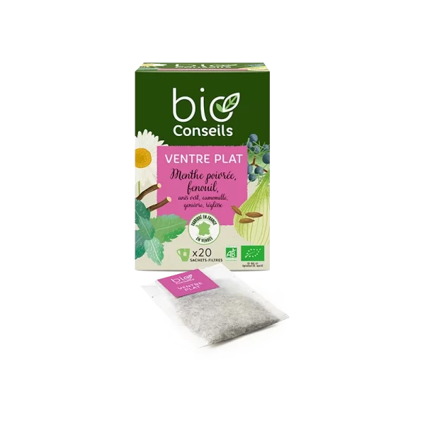 BIO CONSEILS TISANE BIO – INFUSION VENTRE PLAT