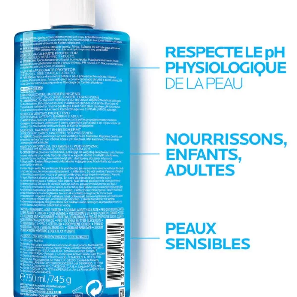 La Roche-Posay Lipikar Gel Lavant Peau Sèche | 750ml