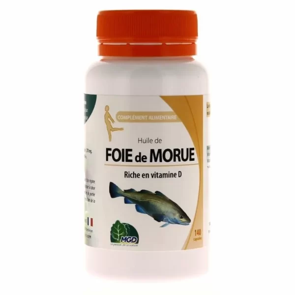 MGD NUTURE HUILE DE FOIE DE MORUE 140 CAPSULES