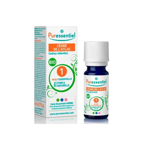 PURESSENTIEL HUILE ESSENTIELLE CÈDRE DE L’ATLAS BIO 5ML