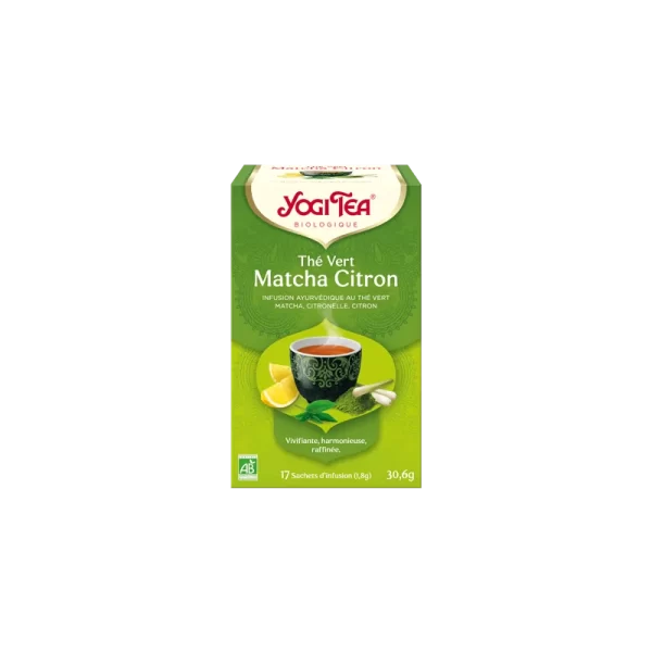 YOGI TEA THE VERT CITRON MATCHA 17X2G